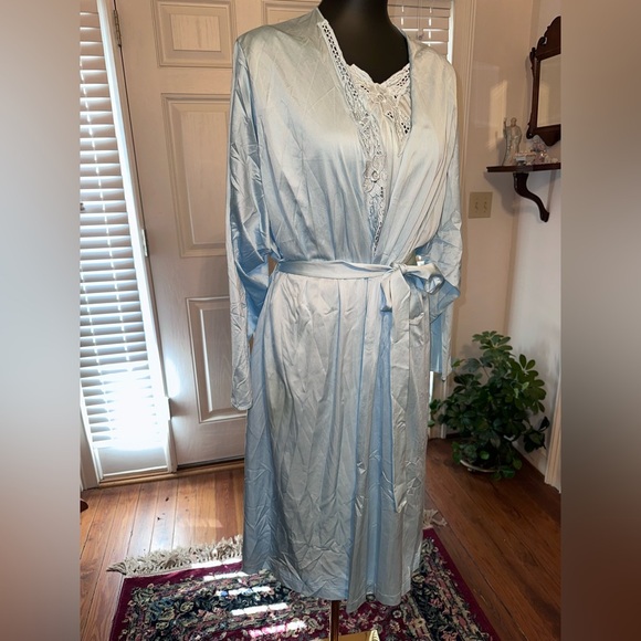 Vintage gown and robe set L - Picture 1 of 4